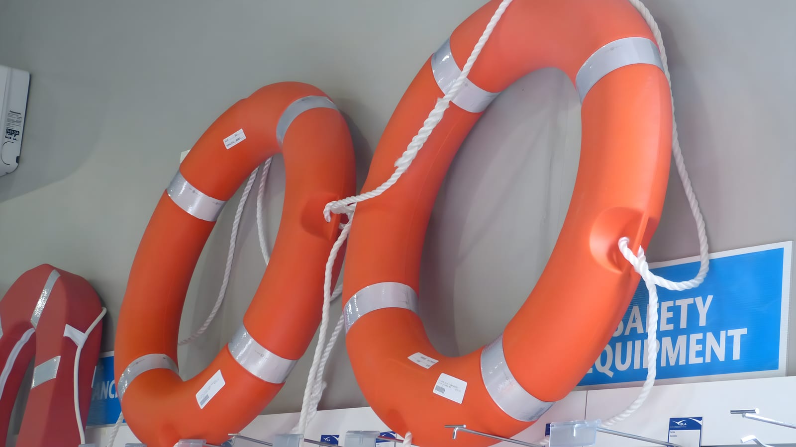 Lifebuoy and lifeboat survival equipment